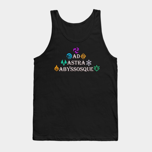 Genshin Ad Astra Abyssosque Tank Top by OtakuPapercraft